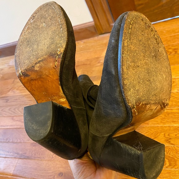 Rag & Bone Grey Suede ‘Newbury’Boots Size 39 - Picture 6 of 6